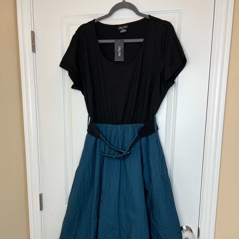 City chic Paris Days Dress - Teal - Picture 9 of 16